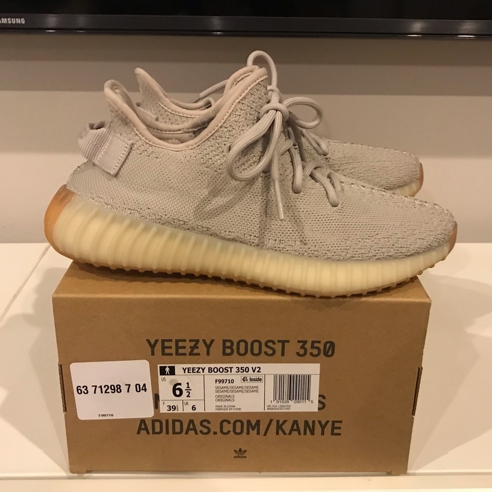 SOLD Yeezy Sesame - Men’s size 6.5, Women’s 8/8.5